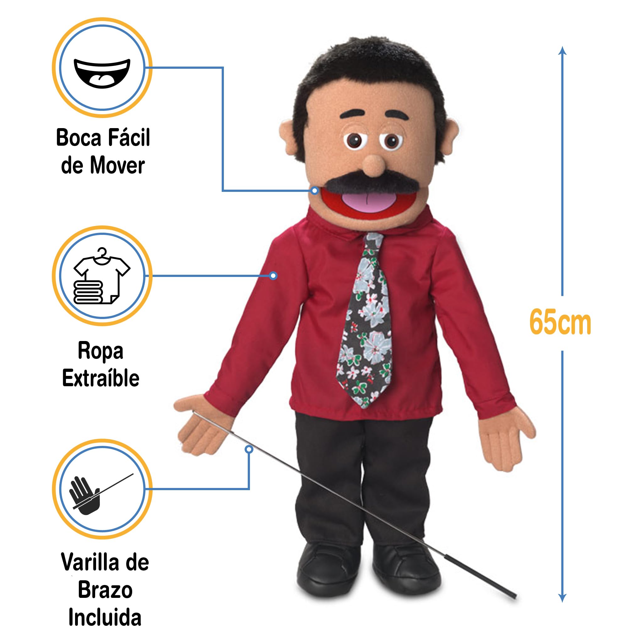 Silly Puppets 25" Carlos (Hispanic) by Silly Puppets