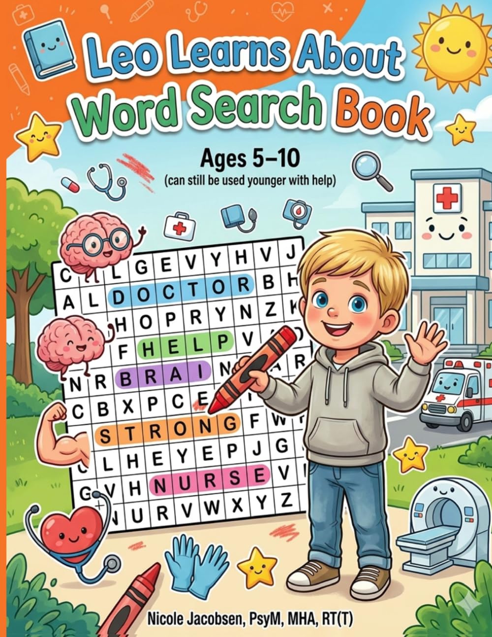 Leo Learns about Healthcare Word Search