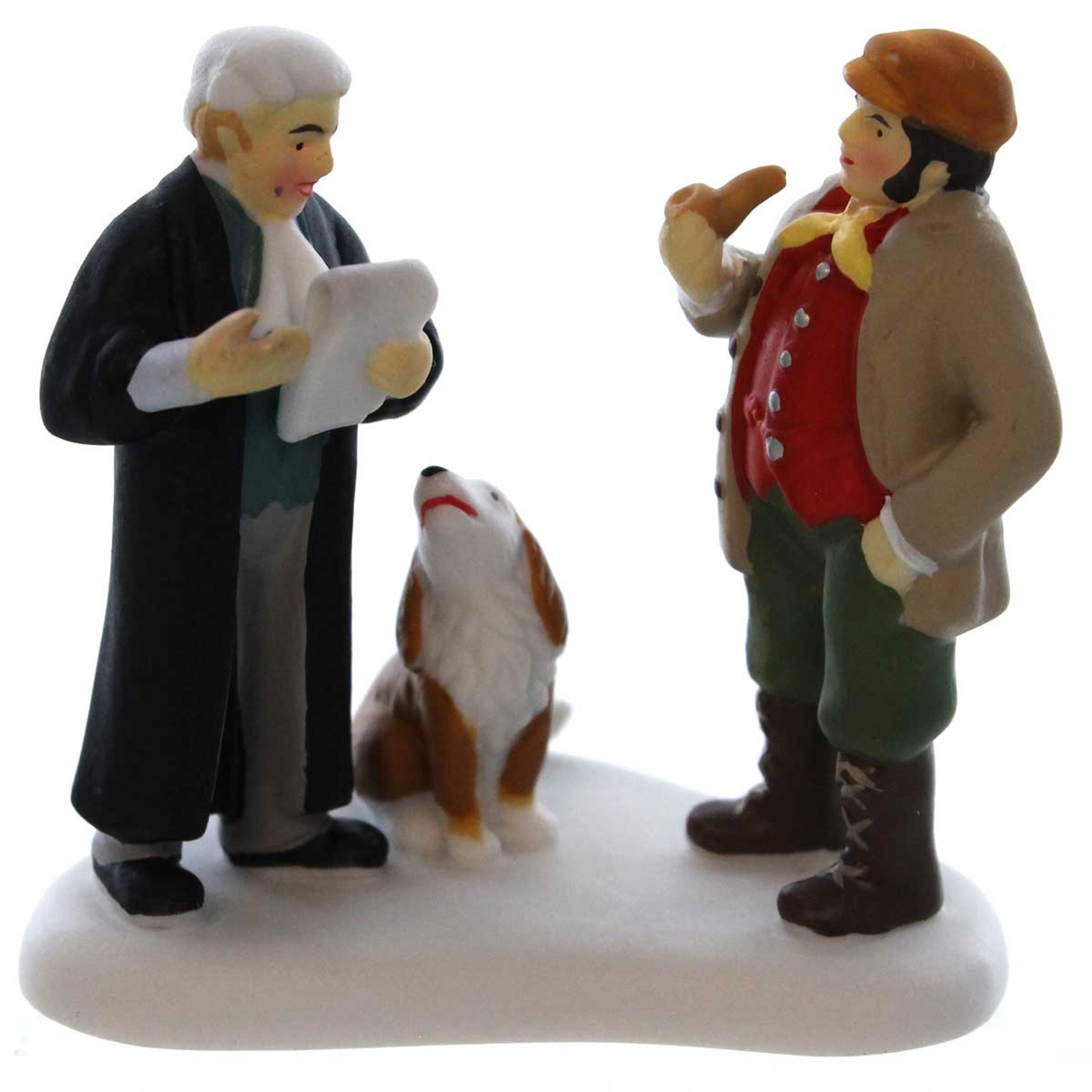 Minding Village Business Department 56 statuette de collection peinte main