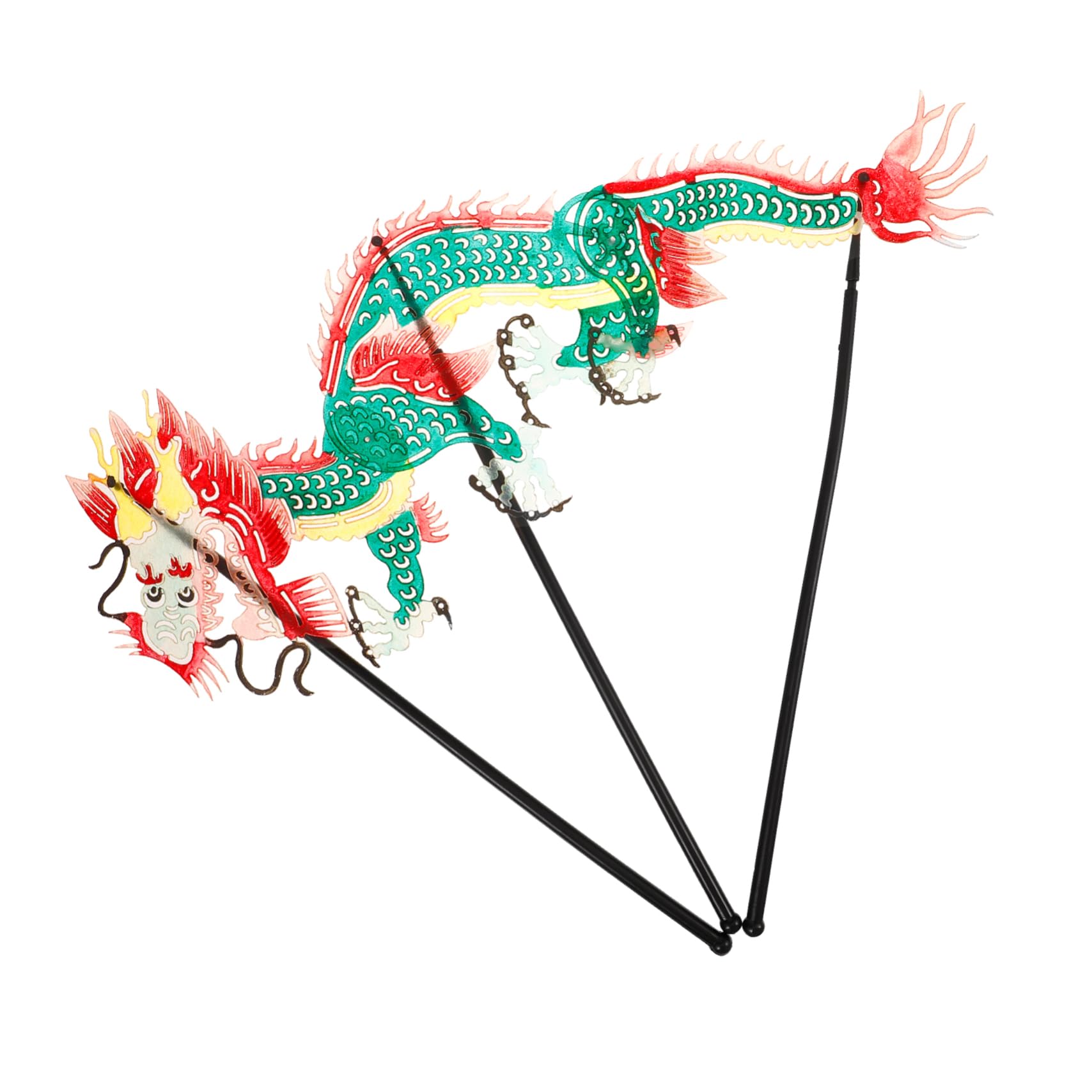 Yardwe Finger Puppet Marionette Puppets Dragon Boys and Girls Educational Toy DIY Shadow Kit Family Activity Random Style