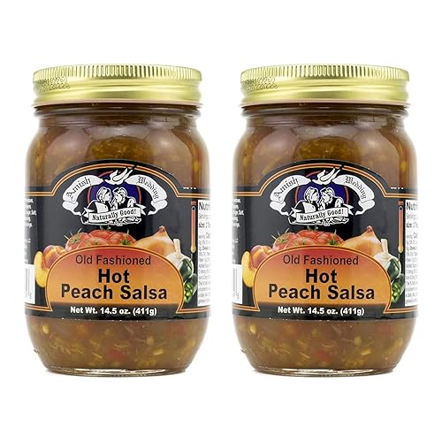 Amish Wedding Hot Peach Salsa 14.5 onzas (paquete de 2) Amish Wedding Hot Peach Salsa 14.5 onzas (paquete de 2)