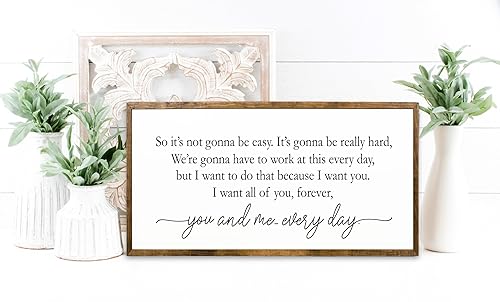 10x20 inches, You and me every day, Notebook The Notebook Movie Quote Romantic Valentines Gift for Wife Gift for Girlfriend Romantic The