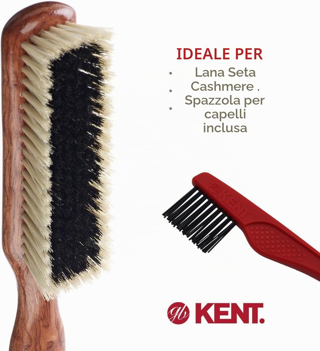 Kent cashmere pulitore spazzola per vestiti