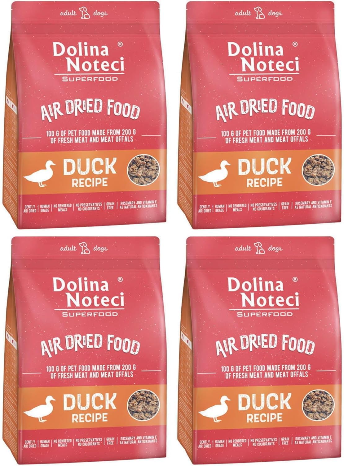 Dolina Noteci Superfood Complete Wild Dog Food Various Flavours (1kg, Duck)