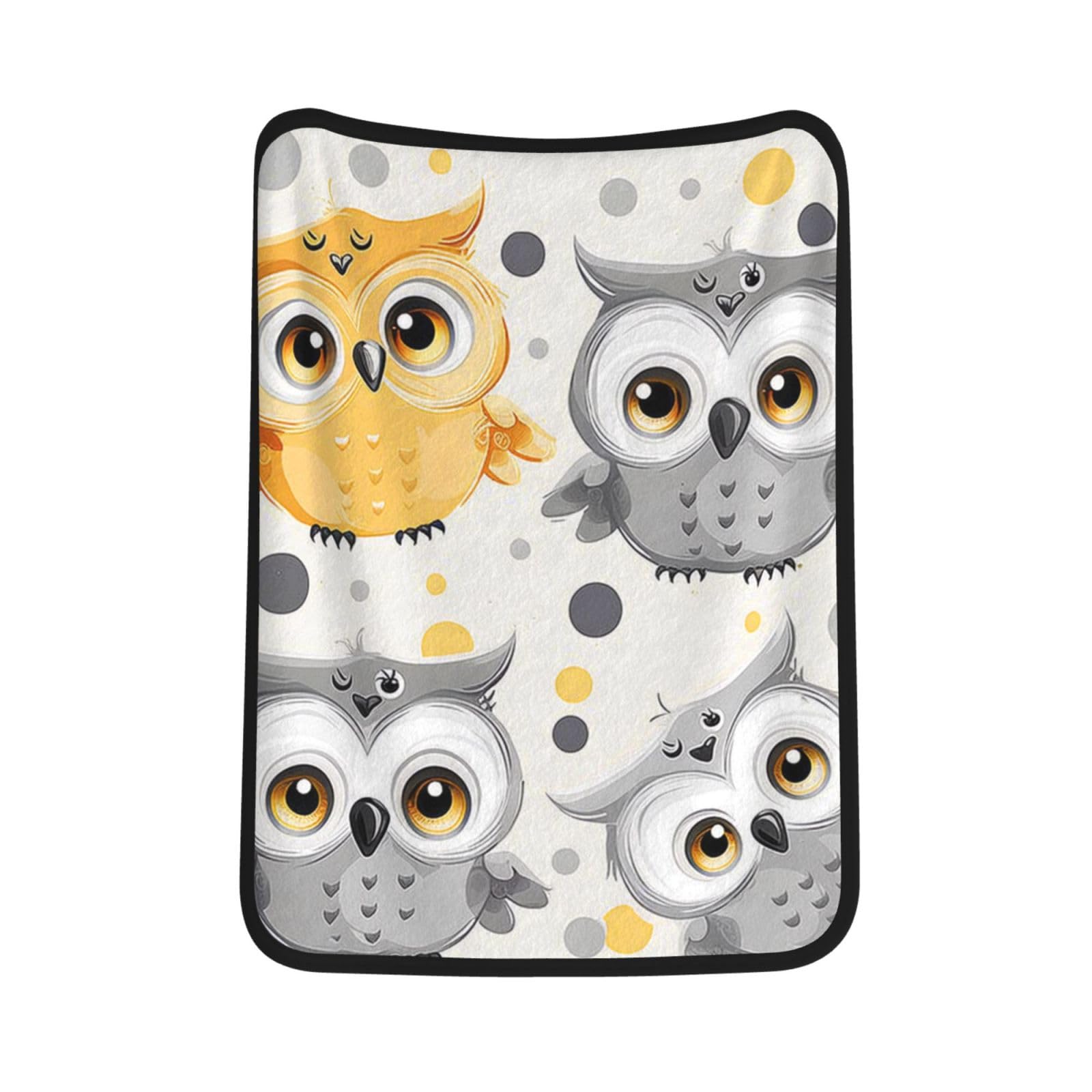 Couverture en flanelle hibou mignon pour réchauffer vos soirées d'hiver