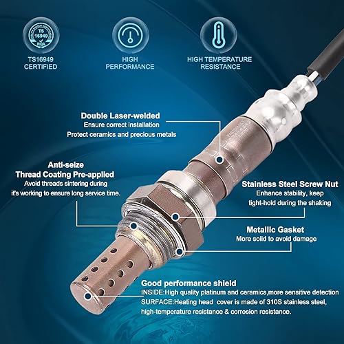 Miniatura 3 de 2 piezas 234-4242 234-4530 Sensor de oxígeno aguas arriba aguas abajo calentado repuesto para Chevy Equinox Captiva para GMC Terrain para Saturn Vue