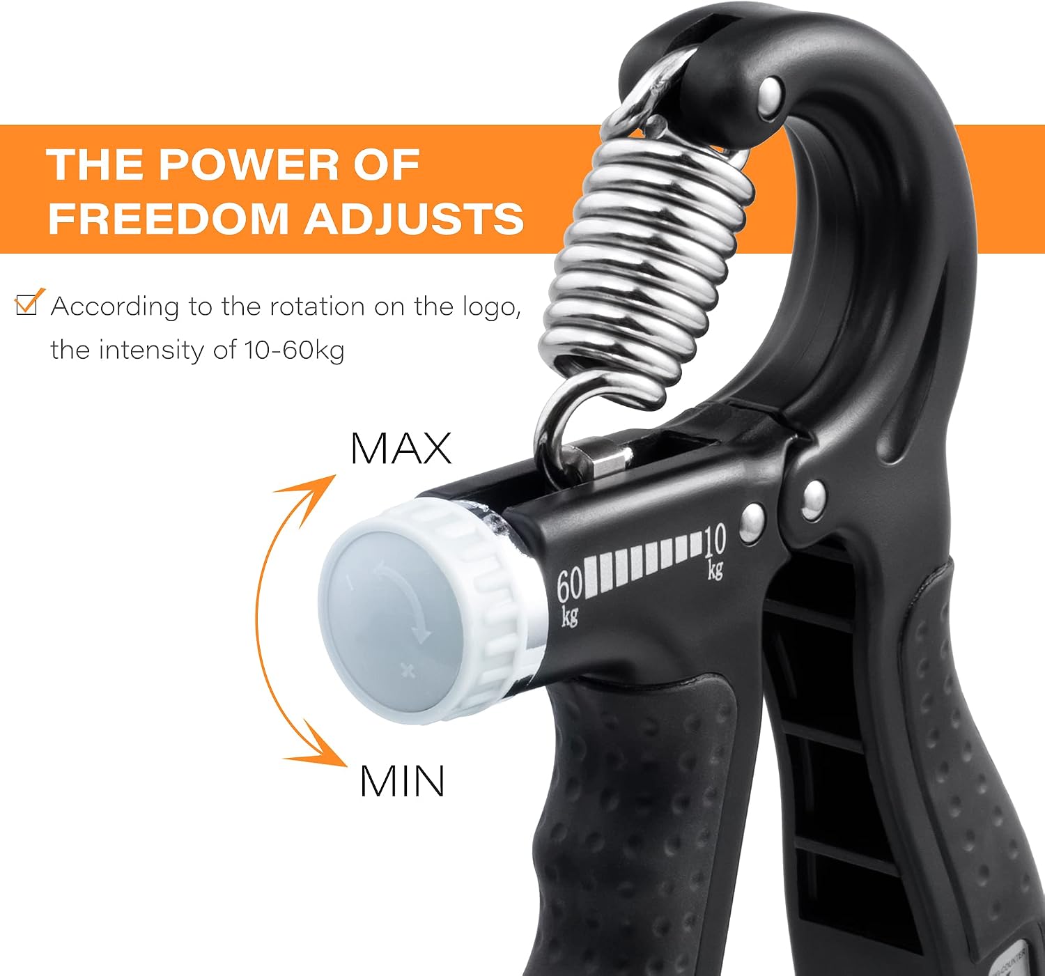 Hand Grip Strengthener 8 Pack, Finger Stretcher Resistance Extensor Bands, Finger Exerciser, Grip Strength Ring, Stress Relief Ball, Perfect for Musicians Athletes (8pcs)