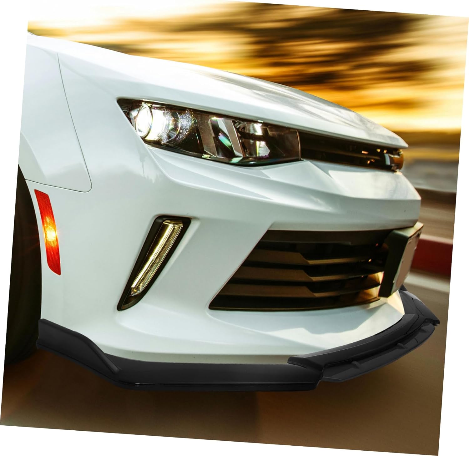 Ciieeo Car Bumper Lip Modification Parts Lip Spoiler Front Bumper Guard Strip Pp Material Easy Install Fitment