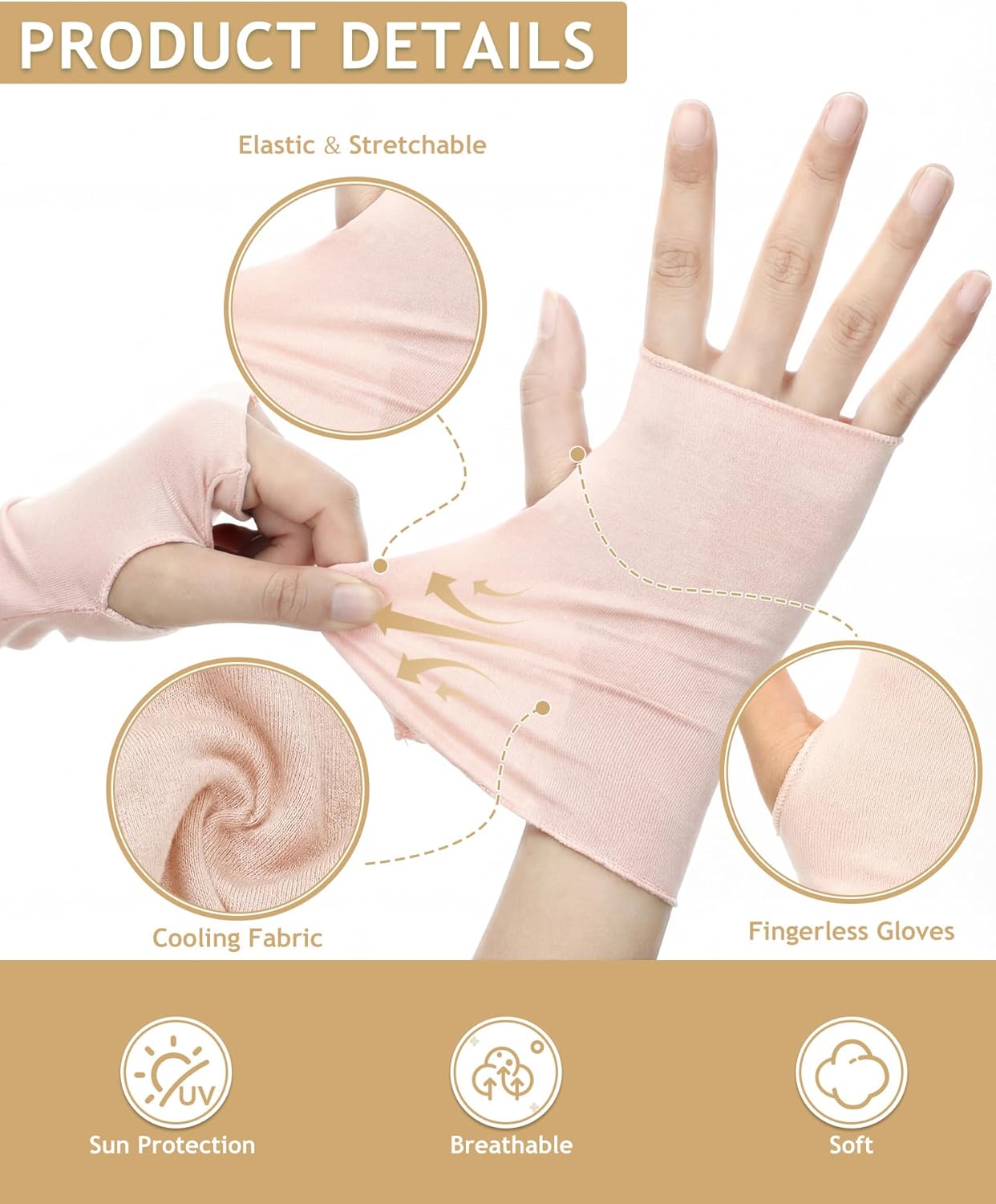 Sun Protect UV Gloves Driving Sun Blo Gloves Cooling