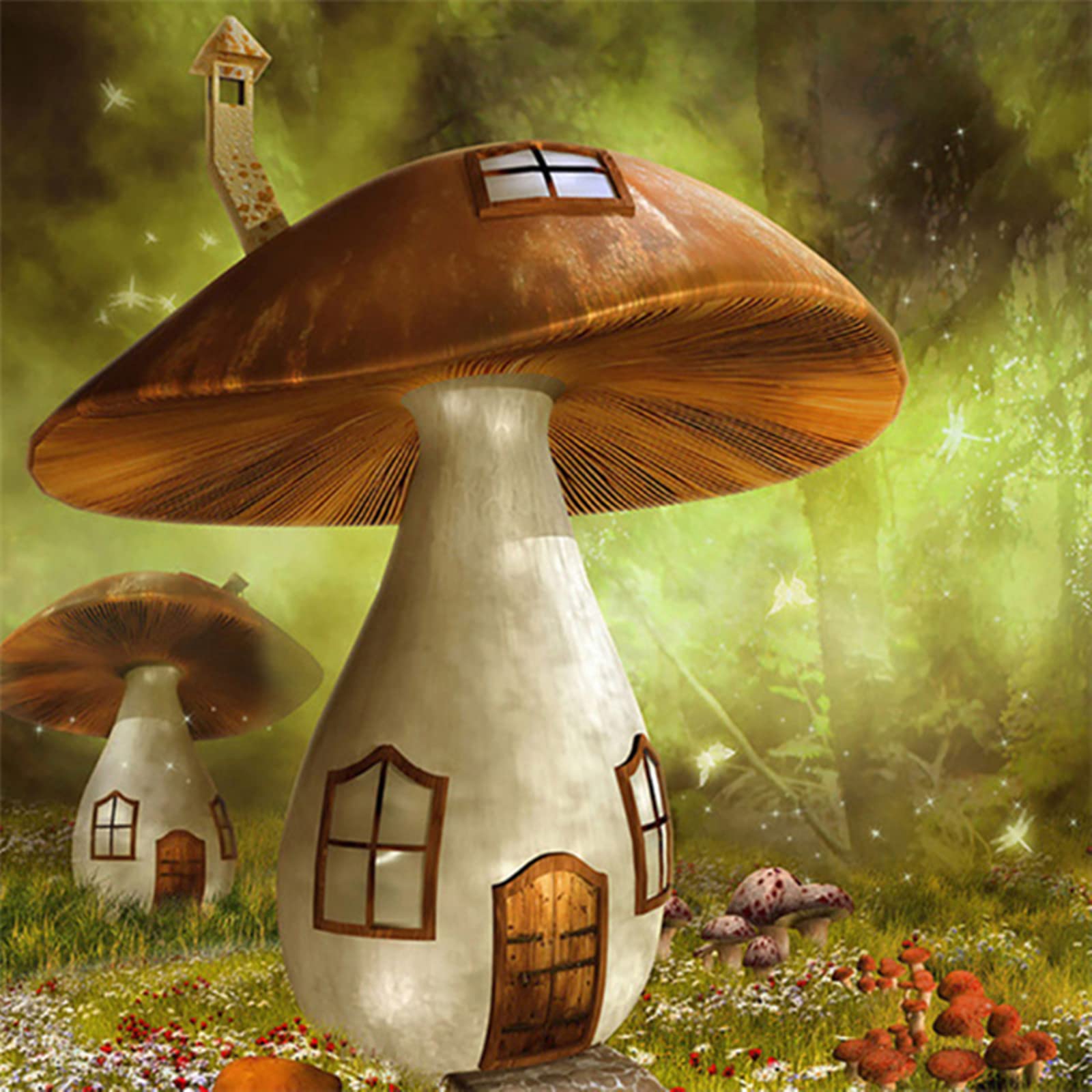 Puzzles 1500 Stück für Erwachsene Heimat der Pilze Puzzlespiele FüR Erwachsene Kinderpuzzles Aus Holz Erwachsene Kinderpuzzles 10+ Fertige Größe 87.5×57.5cm