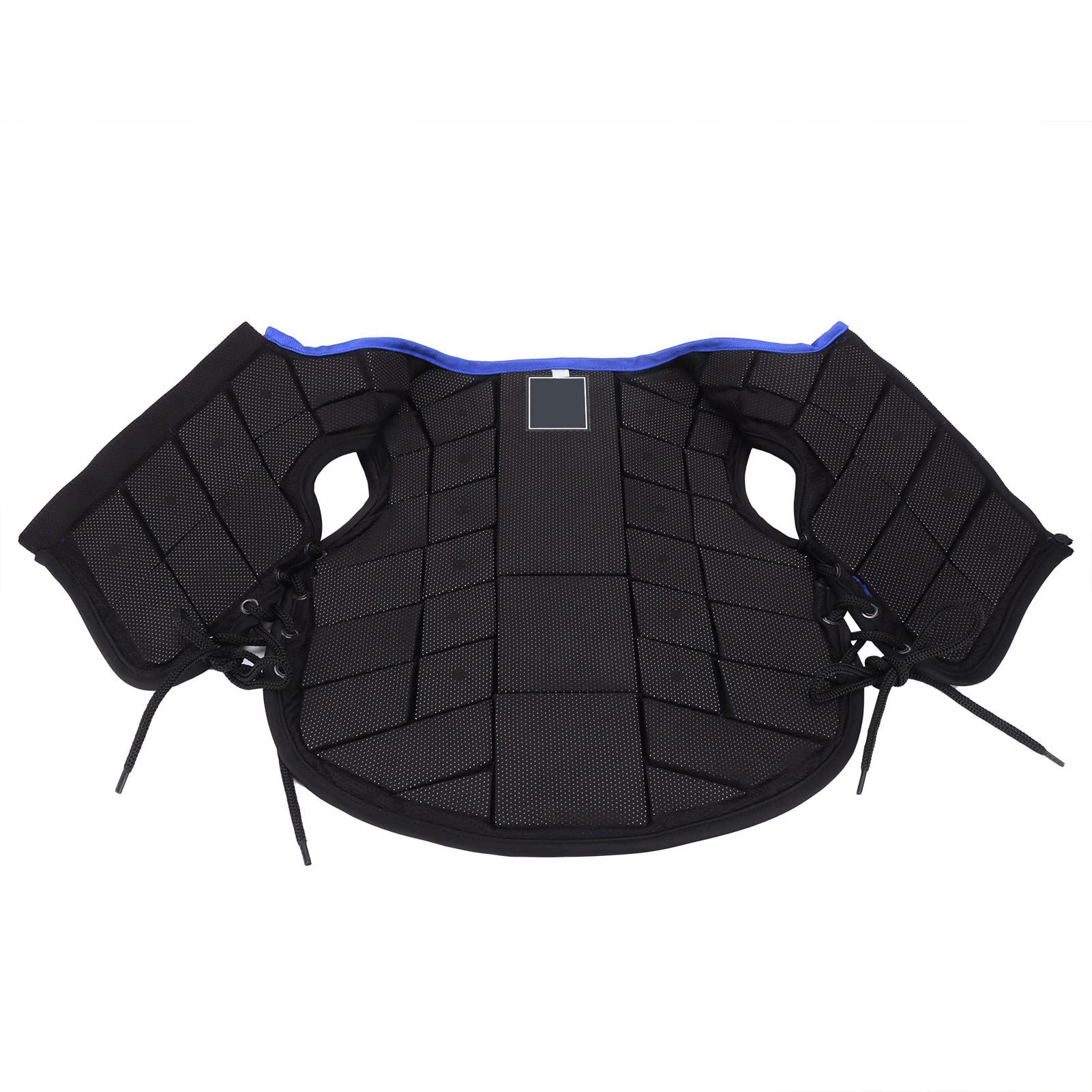 Pilipane Gilet Equestre Imbottito in Schiuma di Sicurezza Protezione per L'equitazione Protezione per Il Corpo Protezione per Il Corpo per Equitazione Blu(CS)