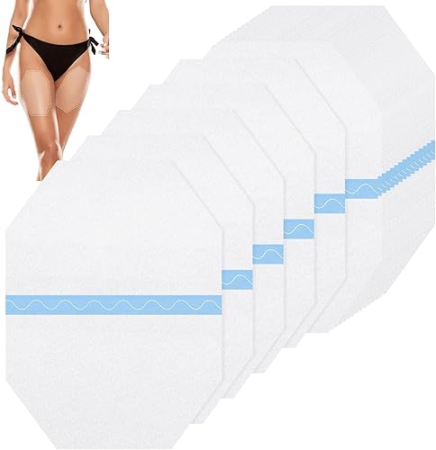 Miniatura 6 de 50 cintas octágonas para levantar muslos, cinta invisible para muslos, cinta adhesiva transparente para celulitis, para mujeres y niñas, para