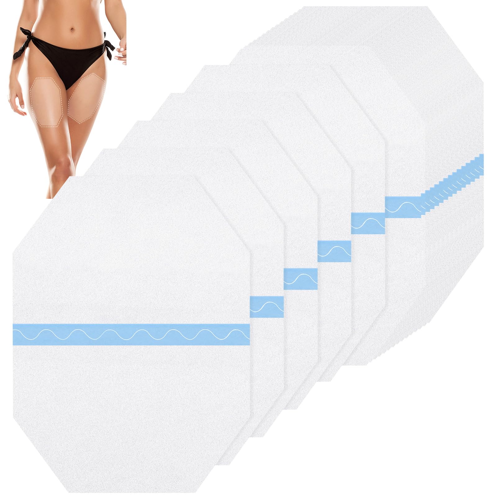 Photo 1 of Timgle 50 Pcs Octagon Thigh Lift Tape (8 x 10 Inch)