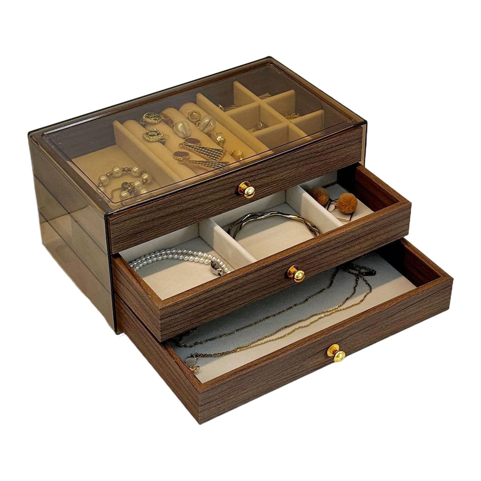 Soporte de reloj y organizador para joyero de madera el regalo ideal para mujeres y madres