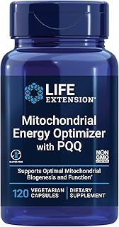 Life Extension Mitochondrial Energy Optimizer with PQQ â€“ Benefits the Body by Energizing Every Cell â€“ Gluten-Free, Non-GMO, Vegetarian â€“ 120 Capsules