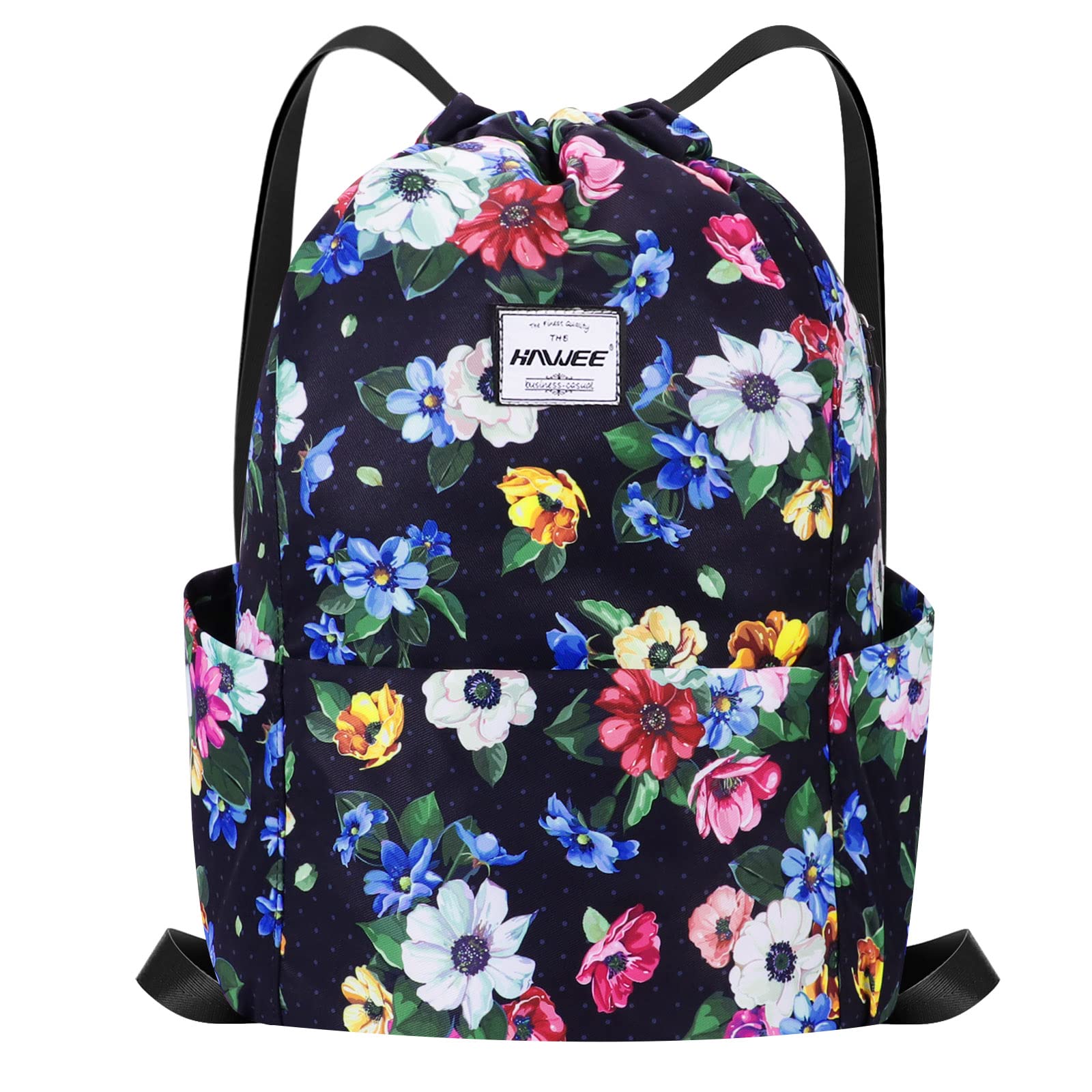 Impermeable Casual Mochila con Cordón Grande Deporte Bolso de Gimnasia Mochila de Cuerda Unisex para Mujer Hombre Vida Cotidiana Aire Libre Yoga Escuela Playa Nadar — view 47