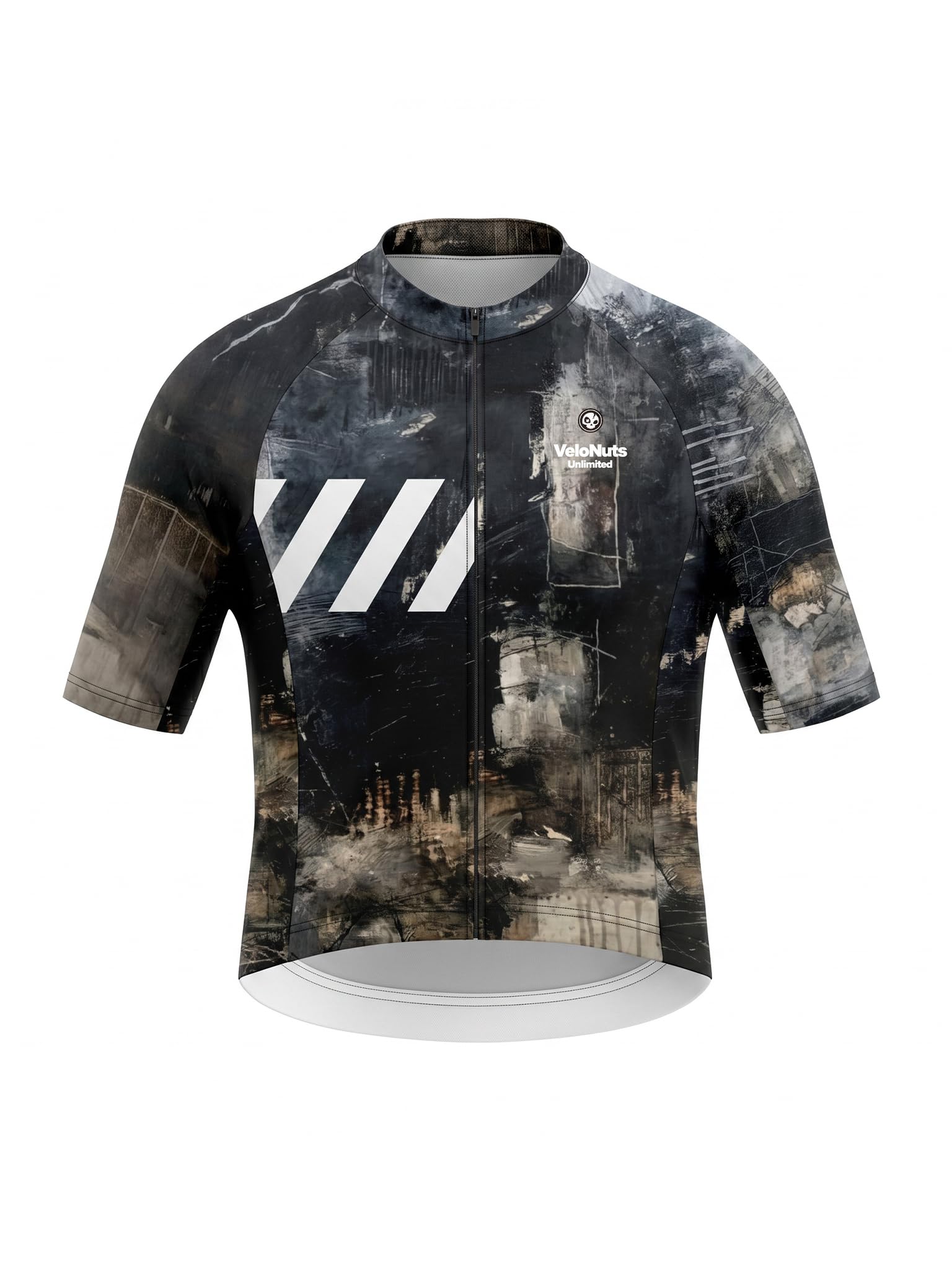 Maglia da ciclismo a maniche corte da uomo, traspirante, Urban Camo
