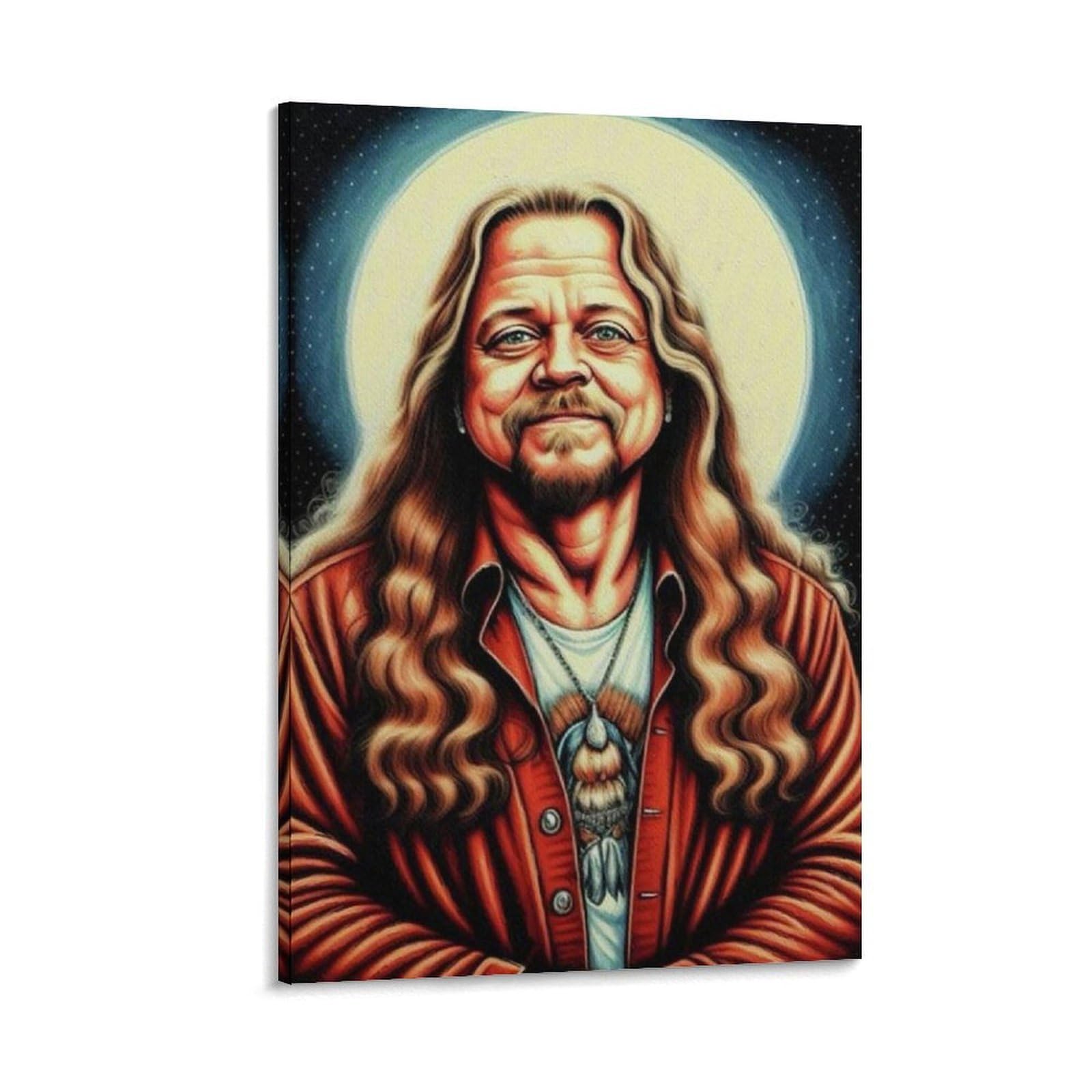 FCOIN Ronnie Van Zant Canvas Poster Wall Art Poster Prints Home Decor Picture Canvas Painting Posters 08x12inch(20x30cm)