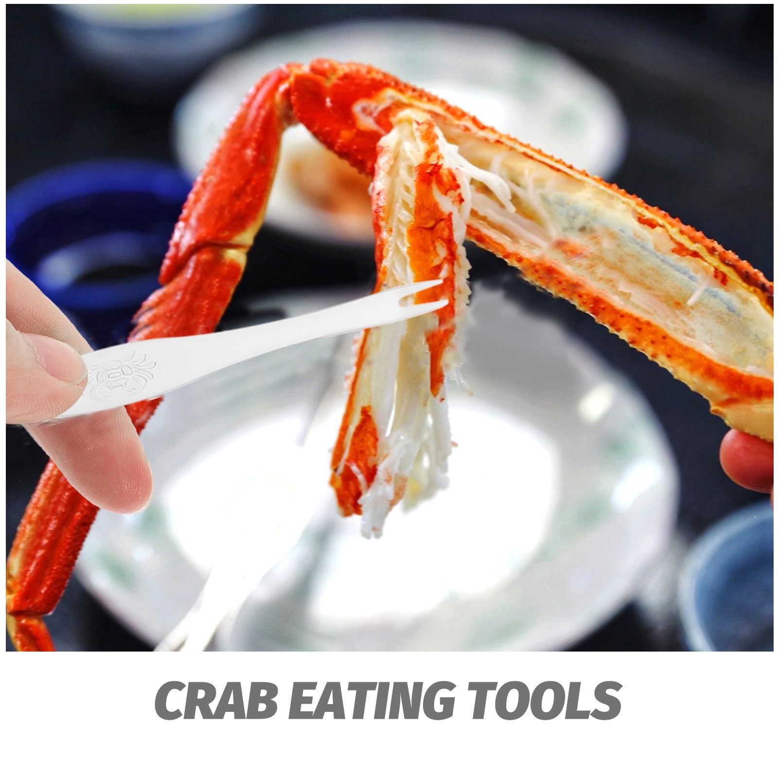 Juego de Utensilios de Cocina de Acero Inoxidable para Abrir Conchas de Mariscos y Extraer Carne, Herramientas para Patas de Cangrejo Ideales para Comer Mariscos