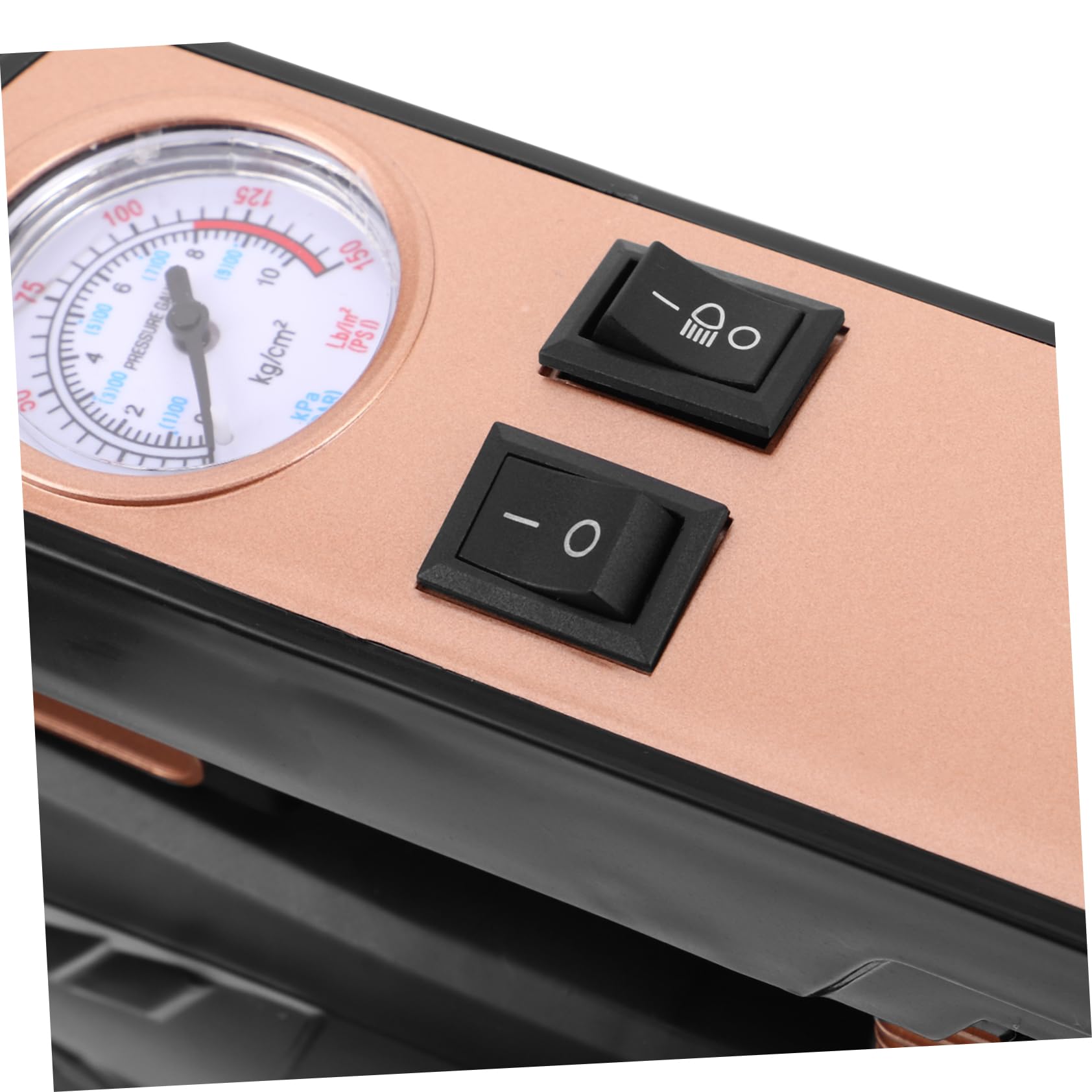 ULTECHNOVO Compresseur à Air Portable 12v pour Voiture, Gonflage Automatique, Usage Polyvalent, pour Vélo et Matelas Gonflables, en Abs, Secours