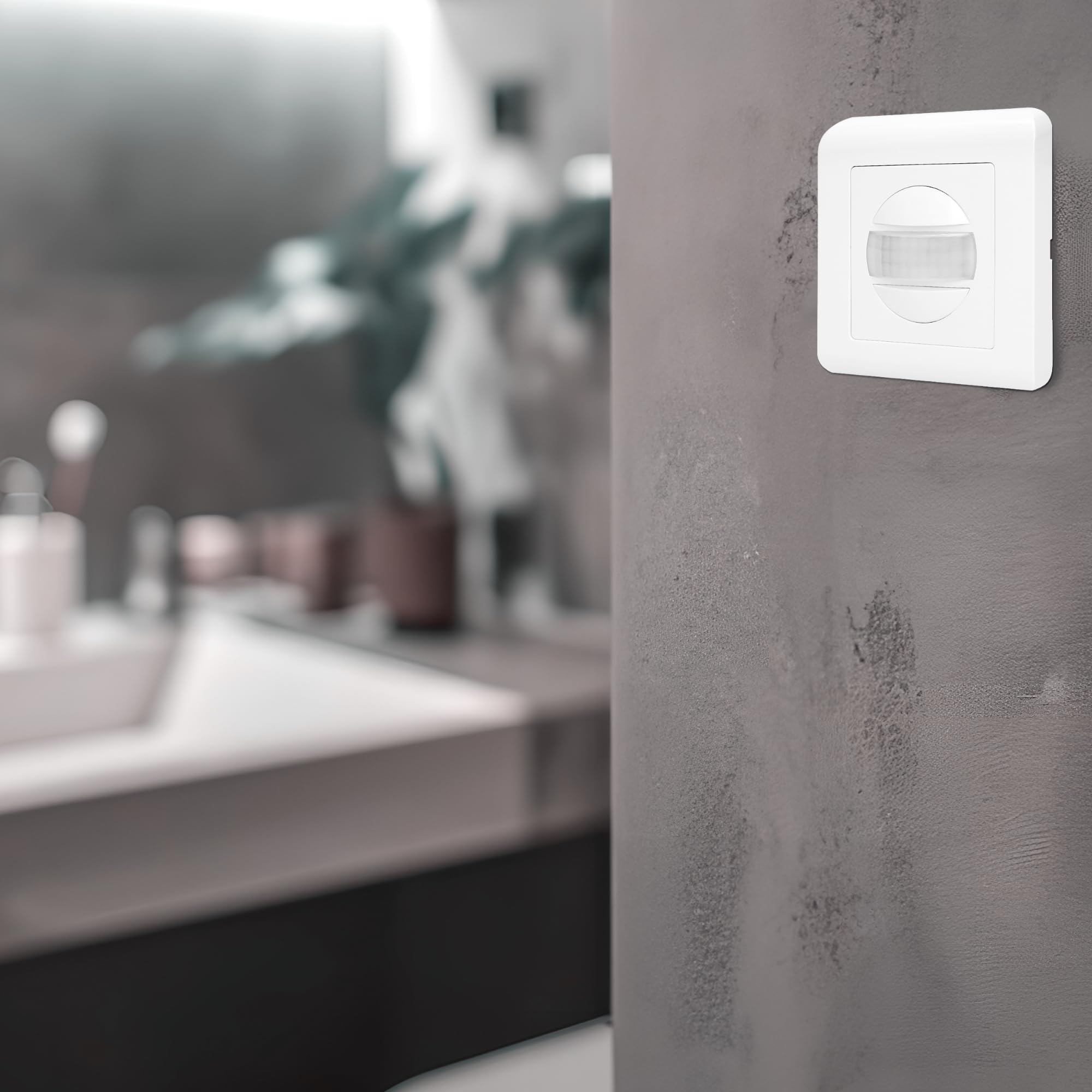 Sensor de Movimiento Empotrable 2 Hilos Ángulo de Visión: 160° IP20