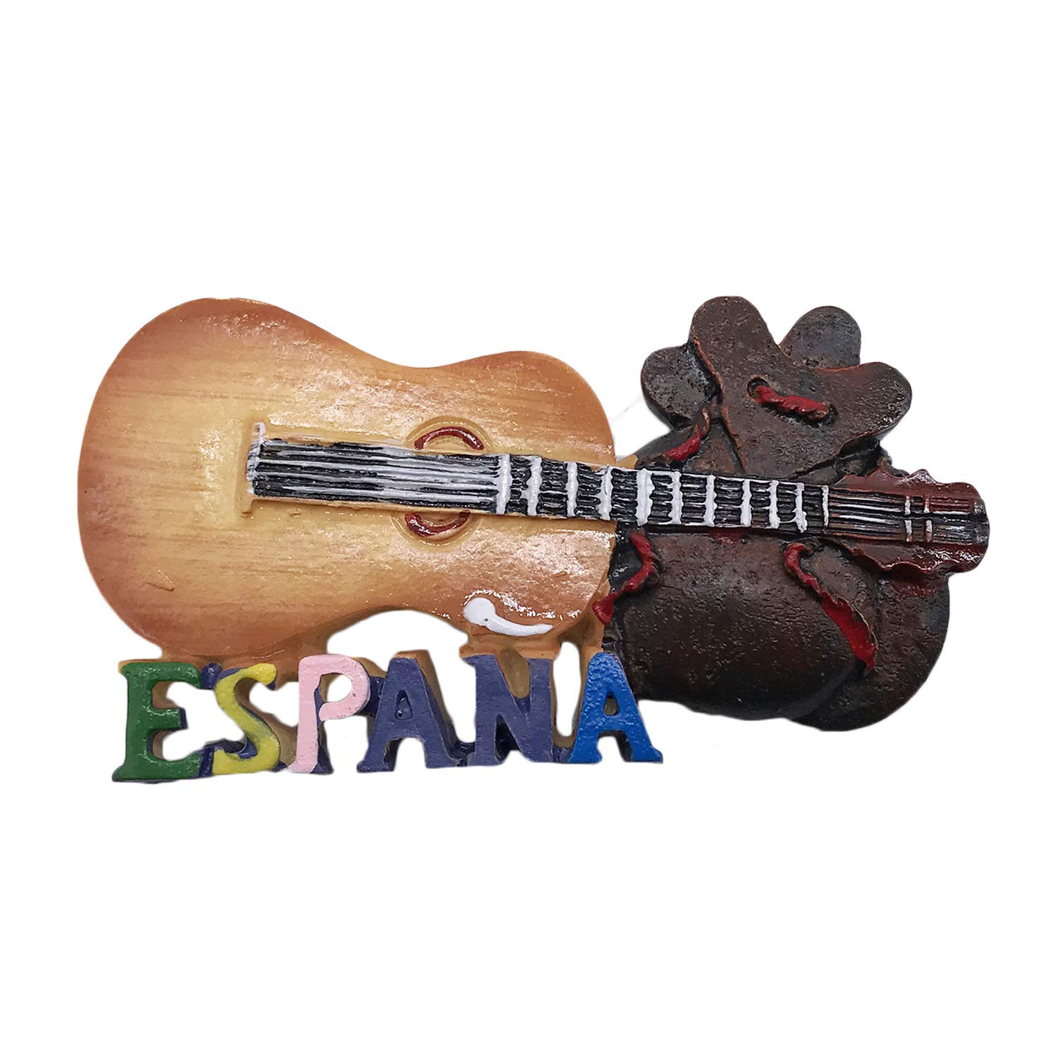 Aimant De Réfrigérateur 3D En Forme De Guitare - Décoration De