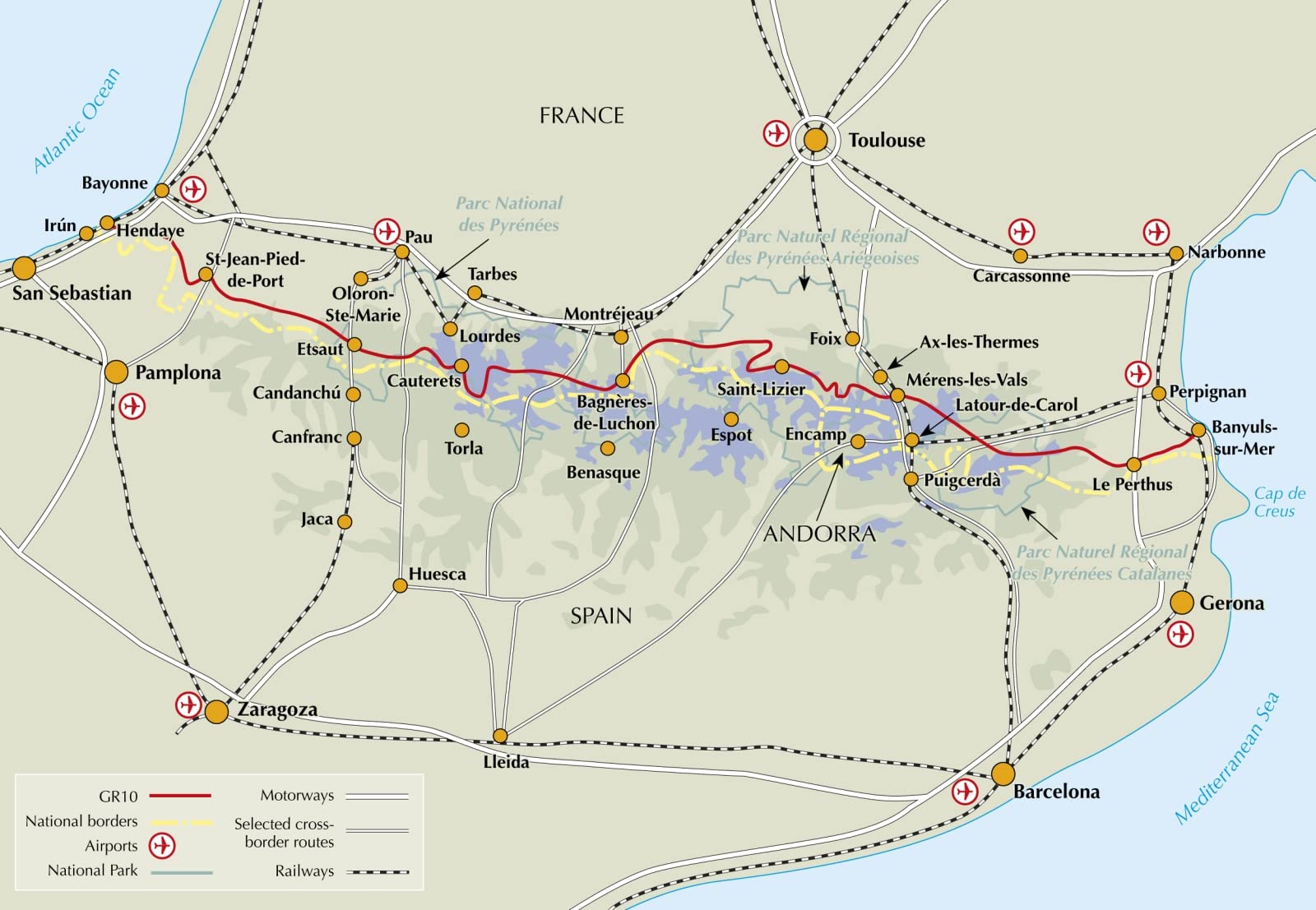 Trekking the GR10: Through the French Pyrenees: Le Sentier des Pyrenees