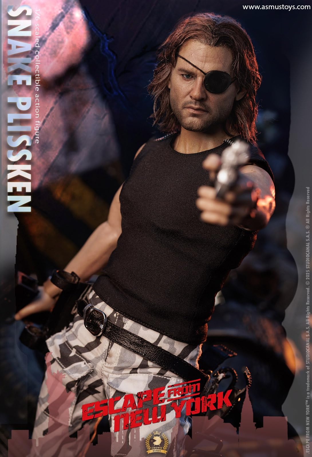 Amazon | [Tbmodel] ASMUS TOYS 1/6 フィギュア用 SNAKE PLISSKEN 素体