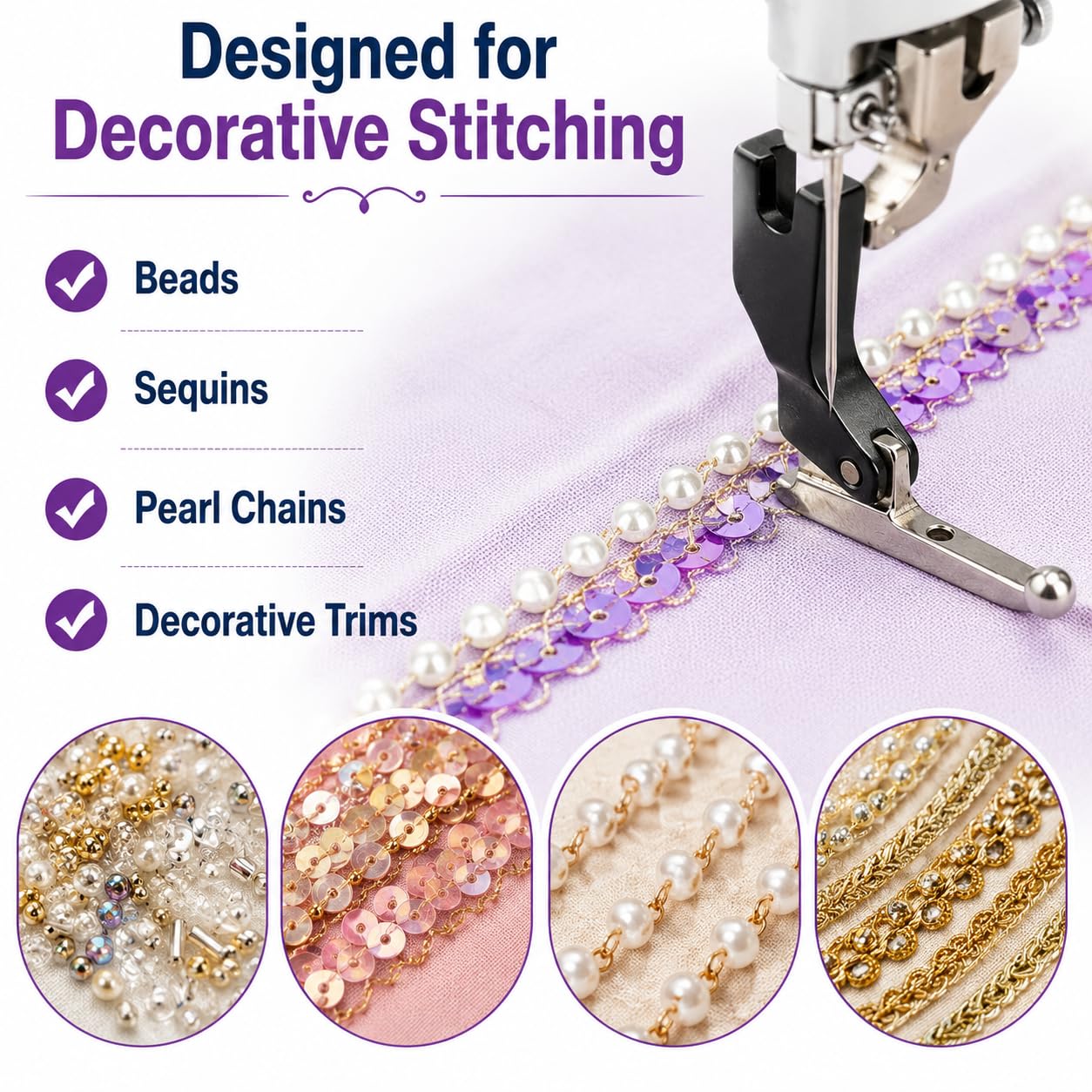 ZENITH P369 + P363 Sewing Machine Presser Foot Set — Amazon image 3