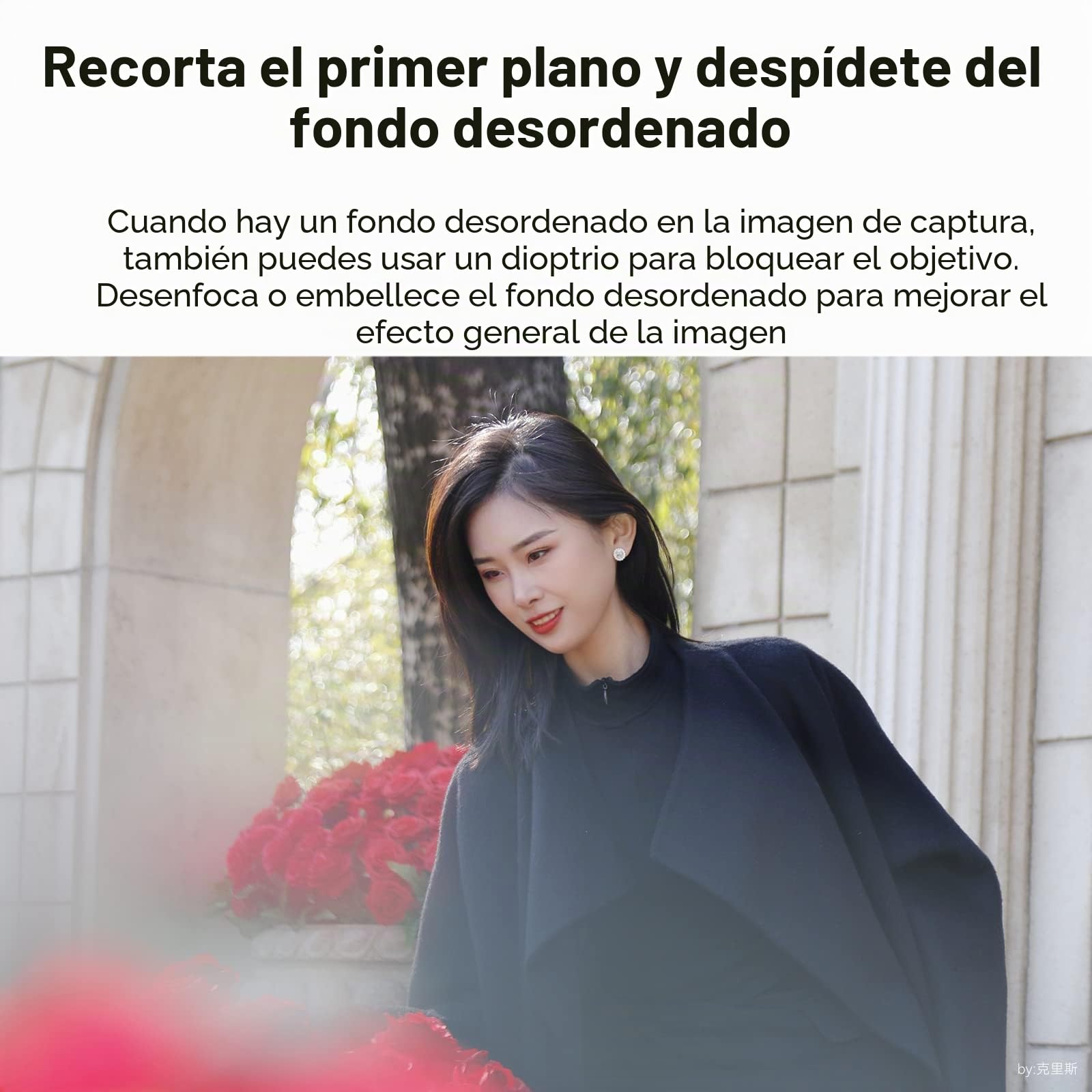 7artisans Filtro de lente dioptrías filtro universal cámara cristal filtro accesorios para efectos especiales fotografía semicircular flexible para primer plano desenfoque
