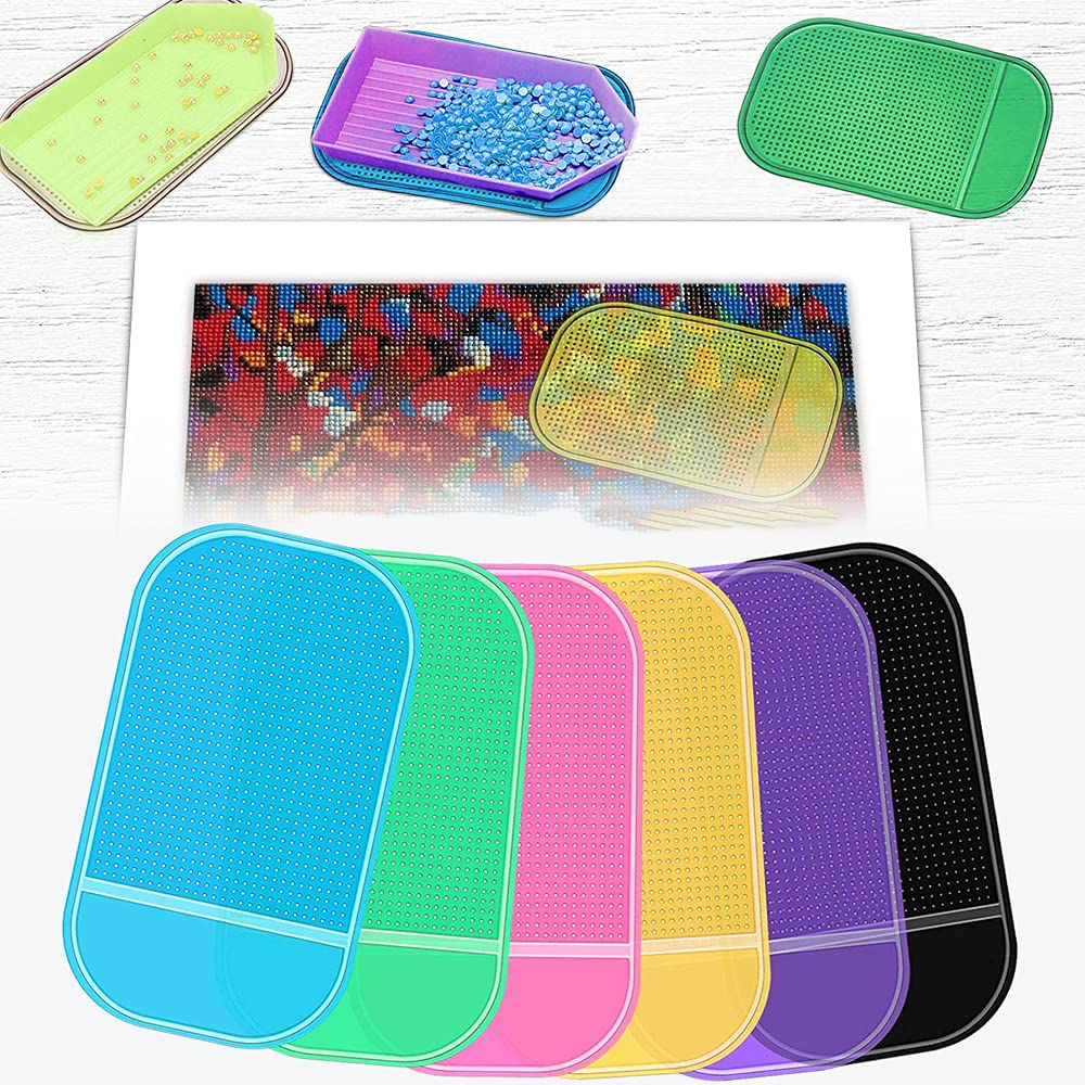 Huacan 6 Herramientas Antideslizantes Para Pintura De Diamantes, Para