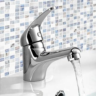 Luxury For Less Ltd - Cuenca Chrome Sink Monobloc Mixer Tap Pequeño Baño Moderno Palanca Grifo