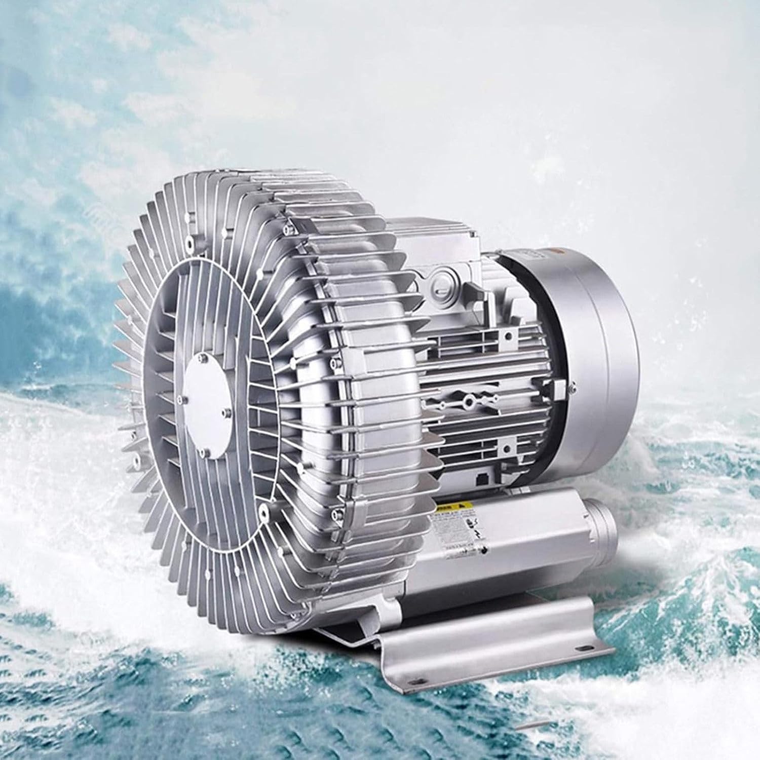 Regenerative Blower High-Pressure Vortex Ring Phase for Sewage Aeration,High-Pressure Vortex Ring Blower Industrial Vacuum Pump for Sewage Aeration and Aquarium Pond Use