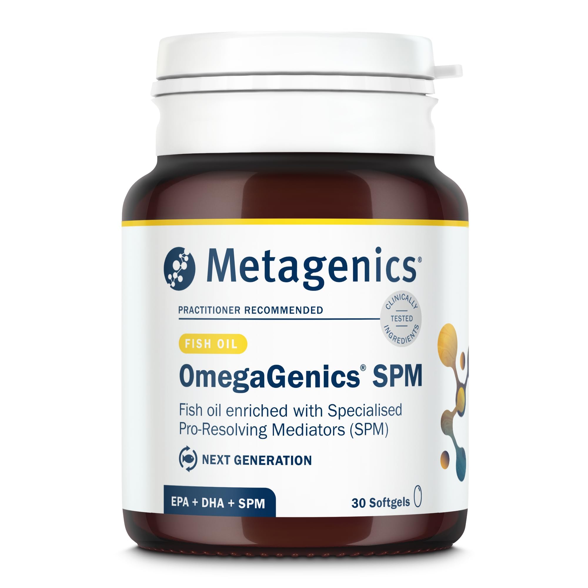 Metagenics OmegaGenics SPM Specialised Fish Oil Formula - 30 Capsules