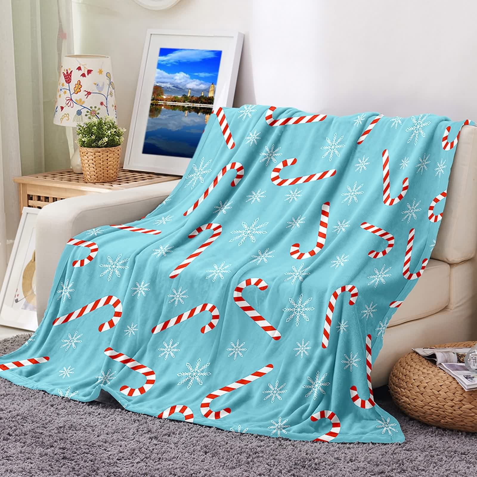 Couverture polaire en flannel KnSam haut de gamme lit et canapé