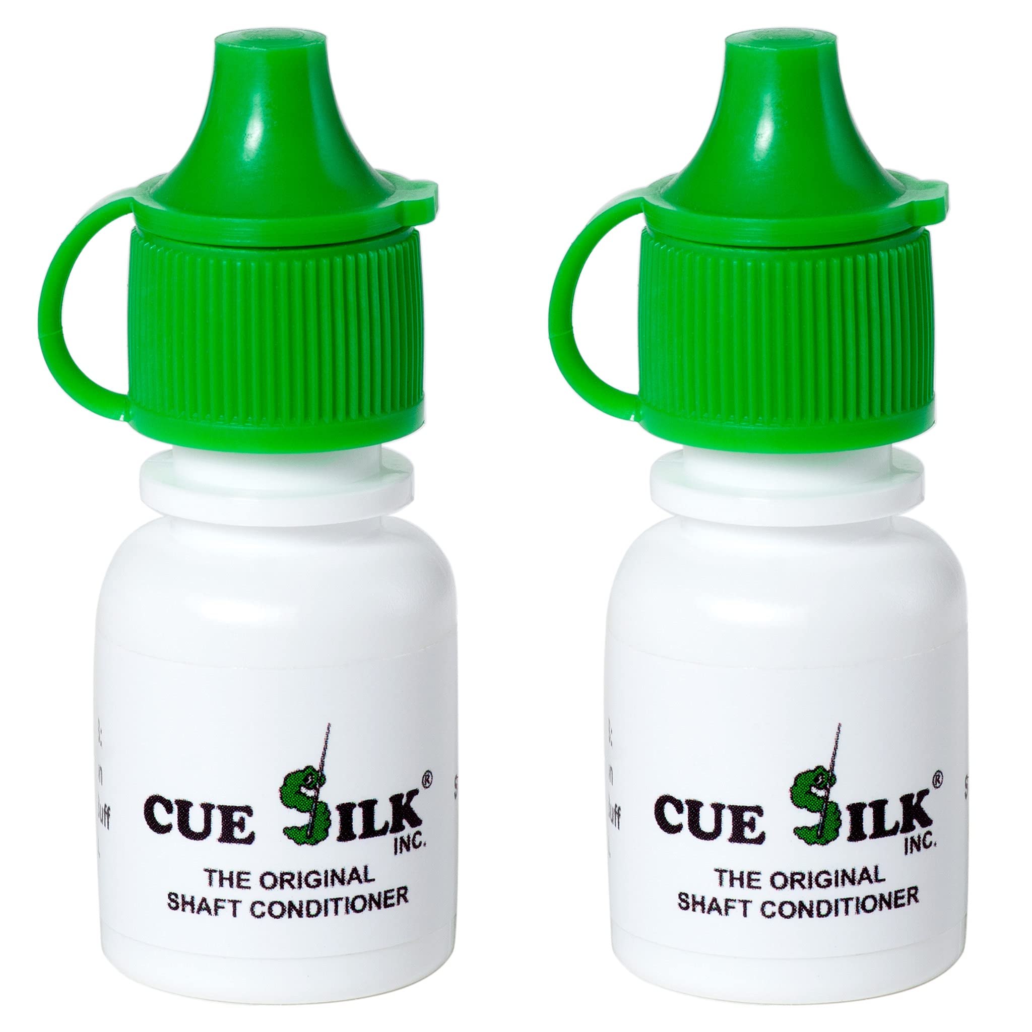 Cue Silk Pool Cue Shaft Conditioner ¼ oz Pack of 2 Bottles