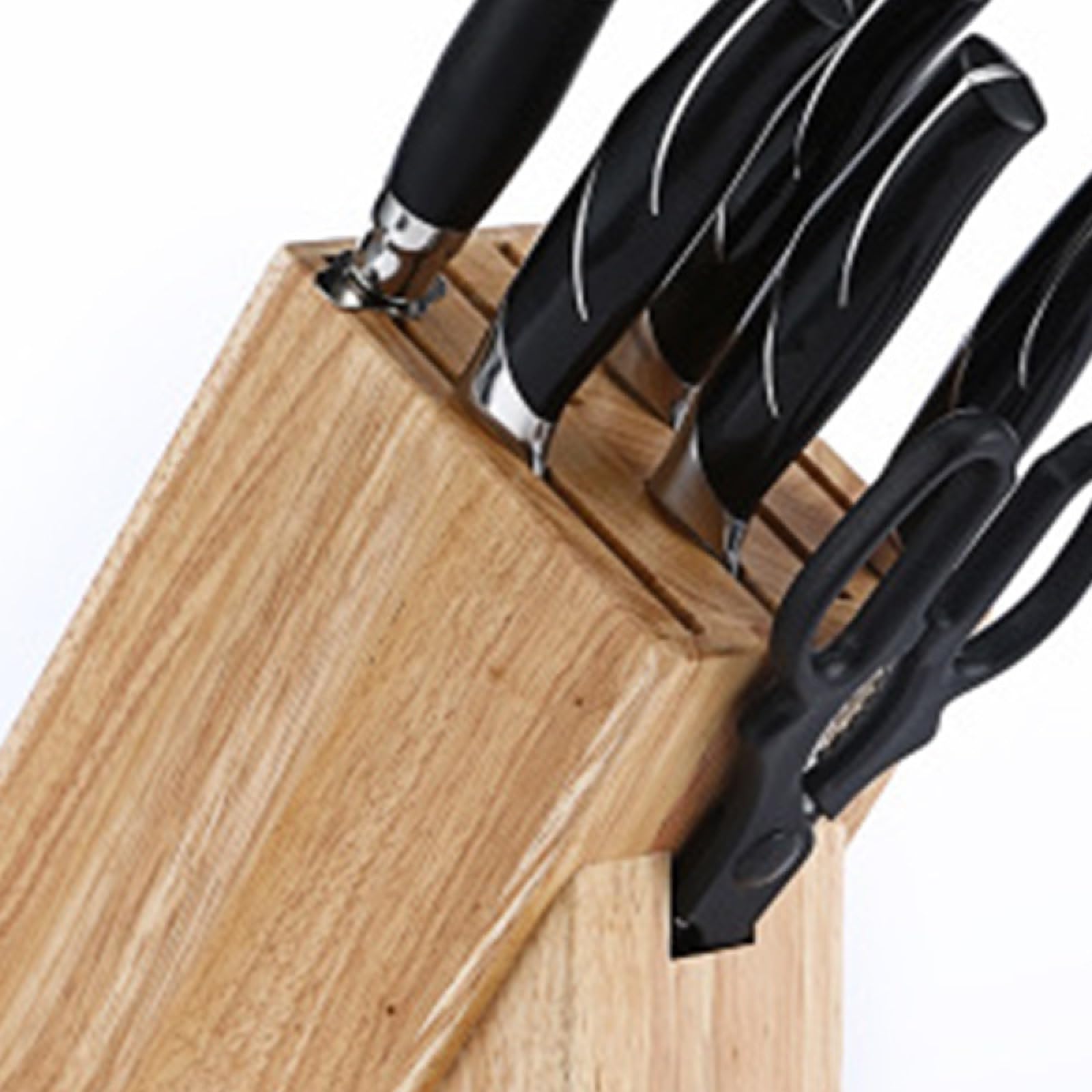 Soportes De Bloque De Cuchillos De Bambú para Cajones, Organizador De Cuchillos De Chef para El Hogar Noble De Haya Universal Funcional Calidad para Cualquier Ocasión Y Inauguración De La Casa