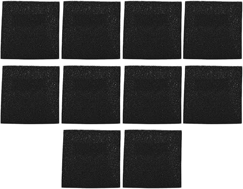 10 filtros de carbón activado, filtros de extracción de humos de 5.1 in x 5.1 in para extractor de humos, filtro absorbente de humos para soldadura