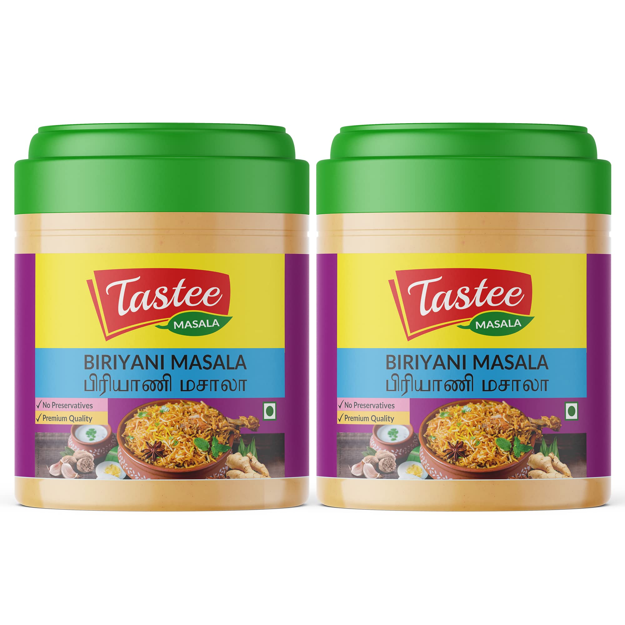 See full amazon price history chart for Tastee Masala Dindigul Style Biryani Masala Powder 400 Grams(200 G X 2 Jars)-No Preservatives,No Added Colours Tastee Masala Dindigul Style Biryani Masala Powder 400 Grams(200 G X 2 Jars)-No Preservatives,No Added Colours (B09TZZQGSL) Amazon Price History, Amazon Price Tracker