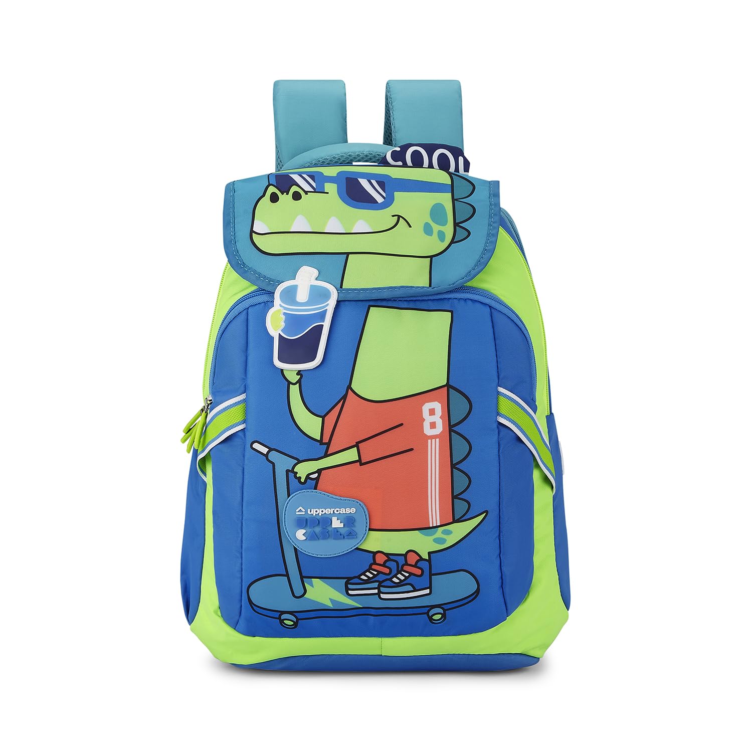 Sprout School Bag for Kids | 2 Compartment | Blue backpack with Well padded Shoulder Strap and Back | Pencil Pouch | For Girls & Boys | 500 Days Warranty-image-25