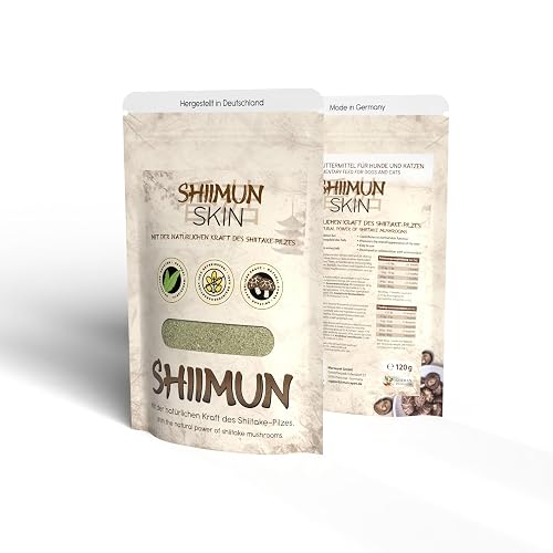 Bellfor Shiimun Skin 120 g - Suplemento Alimenticio para Perros y Gatos con Shiitake: Apoyo Natural…