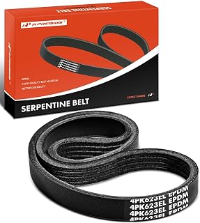 A-Premium 24.528 In Power Steering Stretch Fit Serpentine Fit For Chevrolet Aveo 2007-2011 & Pontiac G3 2009-2010, G3 Wave 2009 & Suzuki Swift+ 2009, L4 1.6L GAS, 3mm Zip Tie Required for Installation