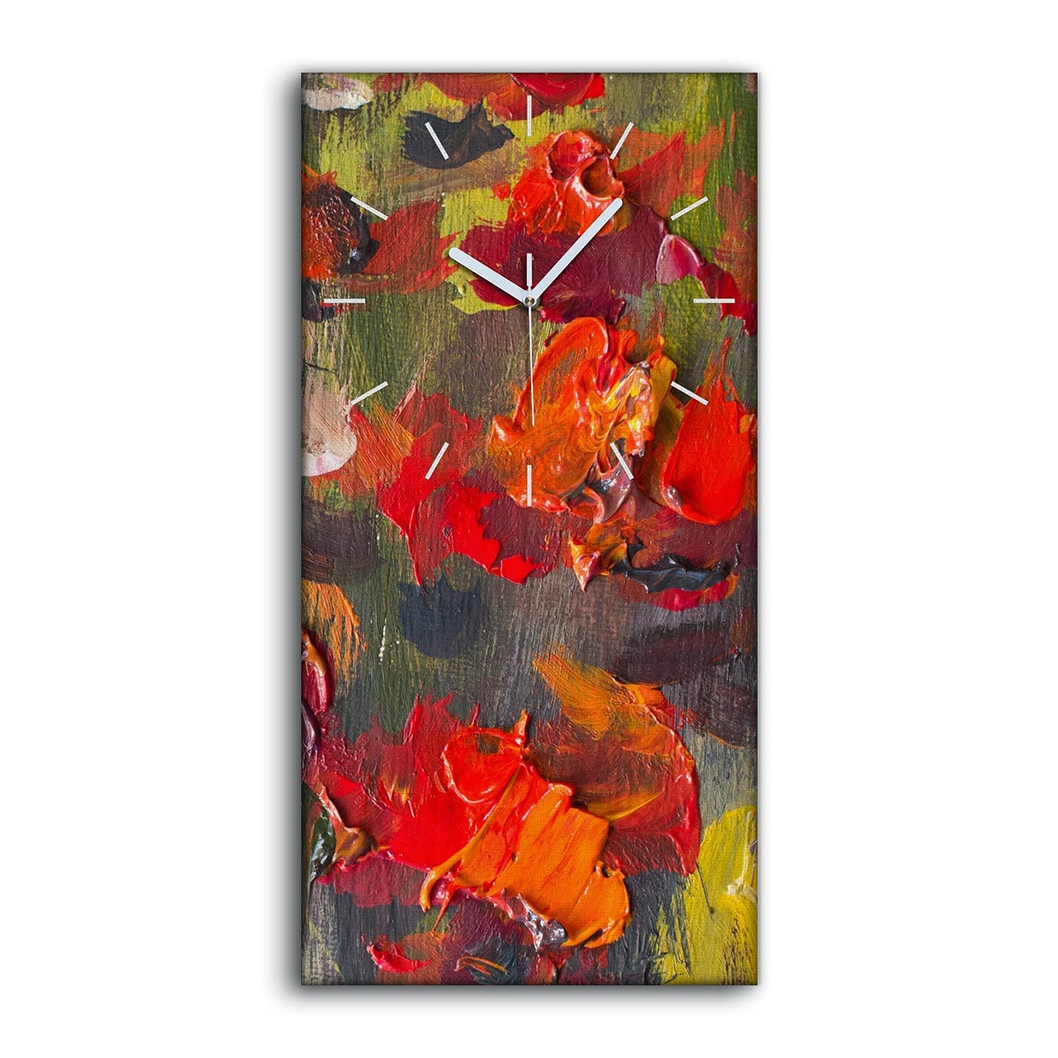Horloge Silencieuse Toile Coquelicots : Fini le Tic-Tac dans votre Chambre