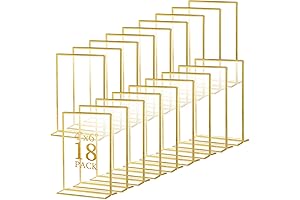 Small Picture Frames Bulk 18-Pack