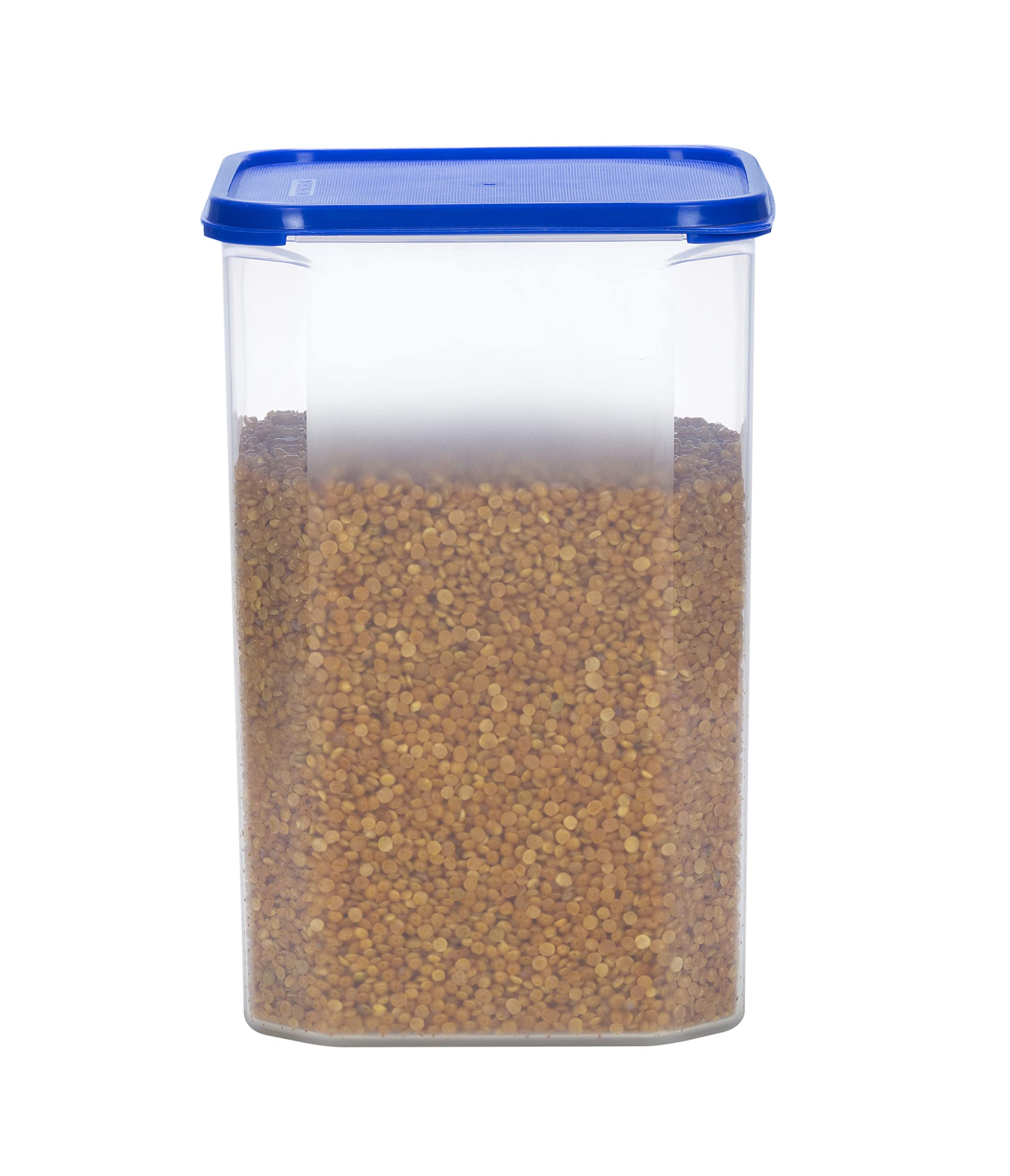 VarmoraMagnum Square Smart Kitchen Storage Plastic Container –Blue Lid (7 Litres)(Pack of 1)