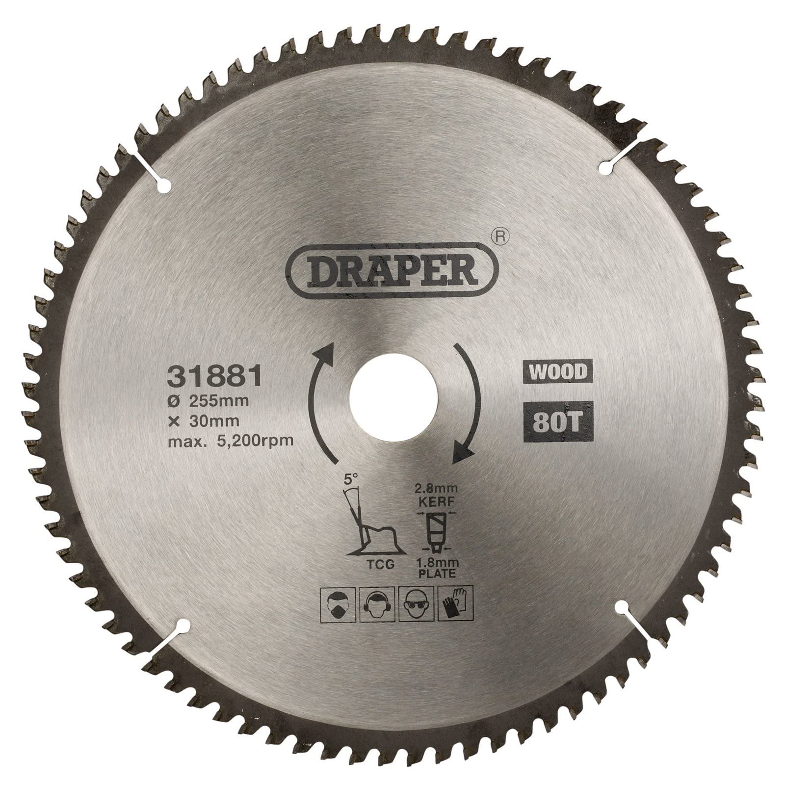 Draper Tct Triple Chip Grind Circular Saw Blade