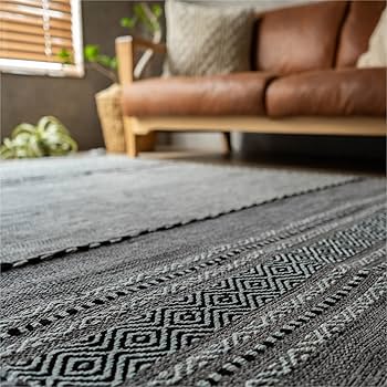 Amazon | サヤンサヤン 幾何学 ラグ マット インドキリム