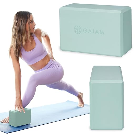 Gaiam Supportive Latex-Free EVA Yoga Block
