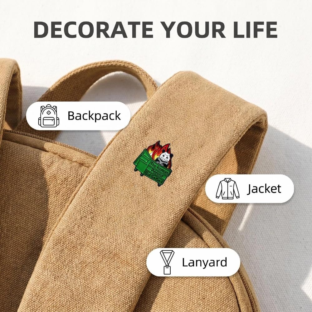 Funny American Retro Cartoon Enamel Lapel Pins,Quote Brooch Accessories for Backpacks, Hats and Dresses, Gift for Adults, Friends, Coworkers,Teachers and Daughters image 4
