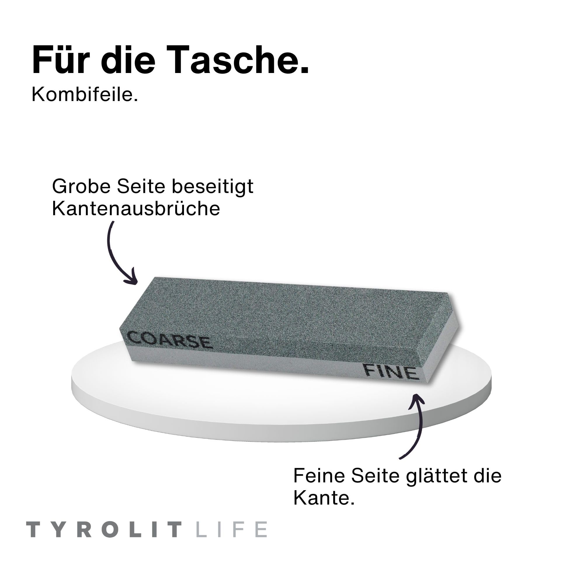 Tyrolit Life All in One - Set di levigatrici per sci e snowboard (88°), 10 pezzi, con angolo in acciaio inox (88 gradi) e diverse lime, per bordi di sci e snowboard